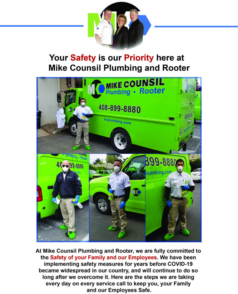 your safety is our priority Mike Counsil Plumbing Best