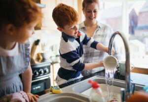 Washing Dishes with Kids