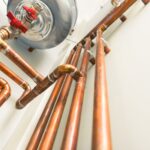 Copper Pipes in Home