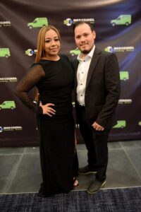 Mike Counsil Plumbing and Rooter employees at a company party