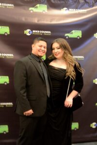 Mike Counsil Plumbing and Rooter employees at a company party